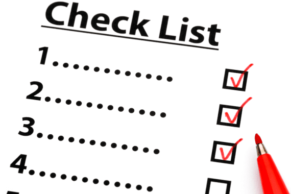 custom home checklist